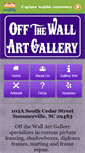 Mobile Screenshot of offthewallartgallery.com